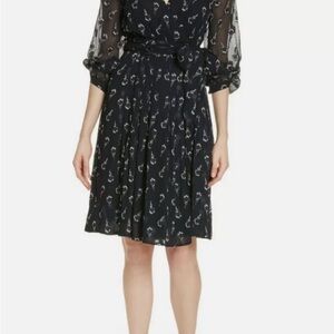 ba&sh memory noir lady wrap dress with sash belt